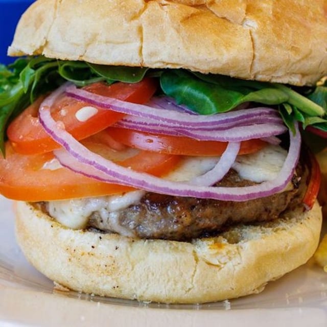 KEFTA LAMB BURGER.