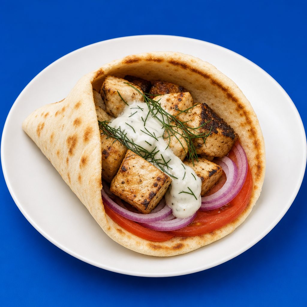 TOFU SOUVLAKI.