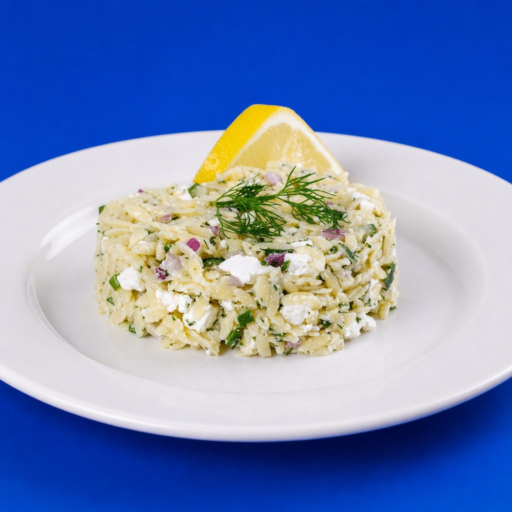 Orzo salad.
