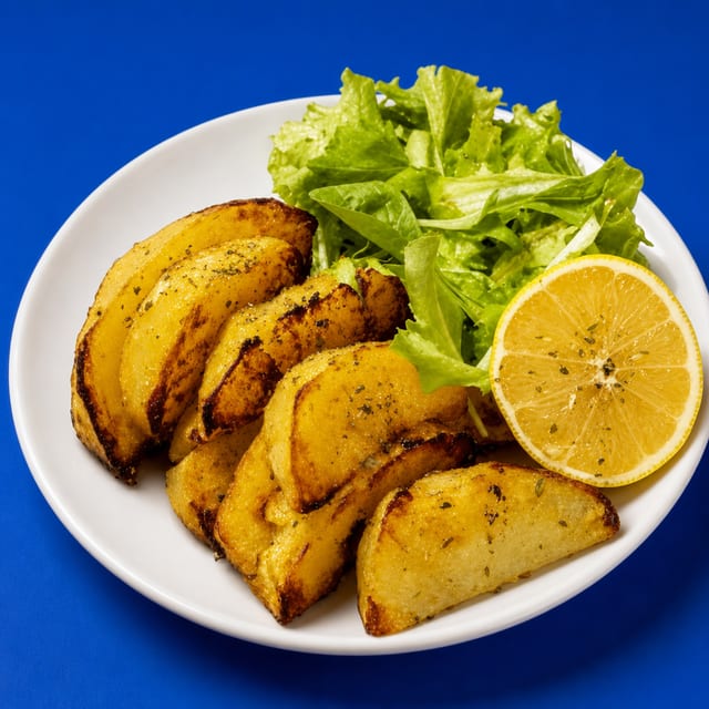 GREEK LEMON POTATOES.