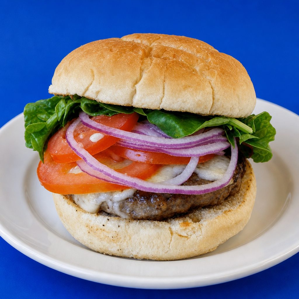 KEFTA LAMB BURGER.