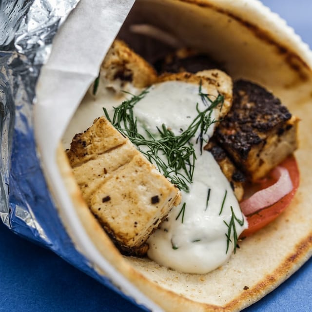 TOFU SOUVLAKI.