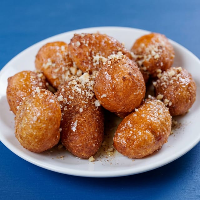 12 Loukoumades.