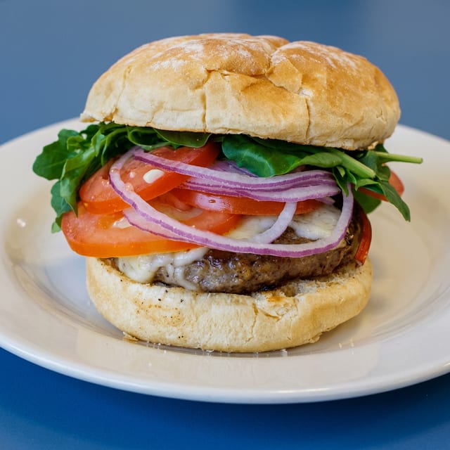 KEFTA LAMB BURGER.